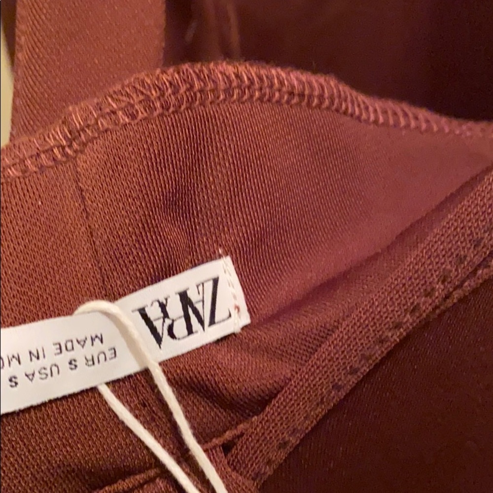 Zara backless dress with shoulder pads - Picture 12 of 12